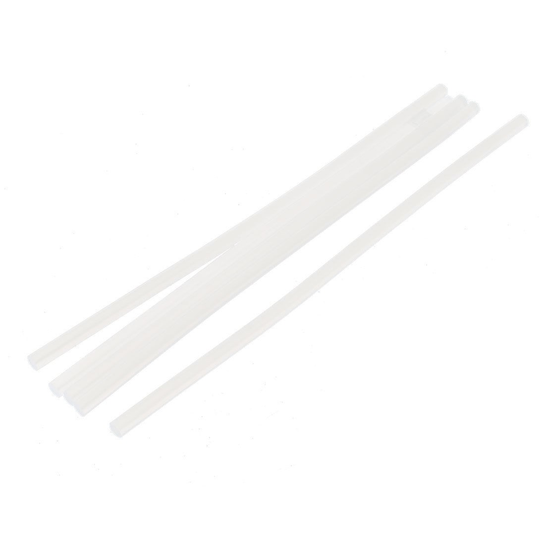 5 Pcs 7mm Diameter 27cm Length Crafting Models Plastic Hot Melt Glue Stick