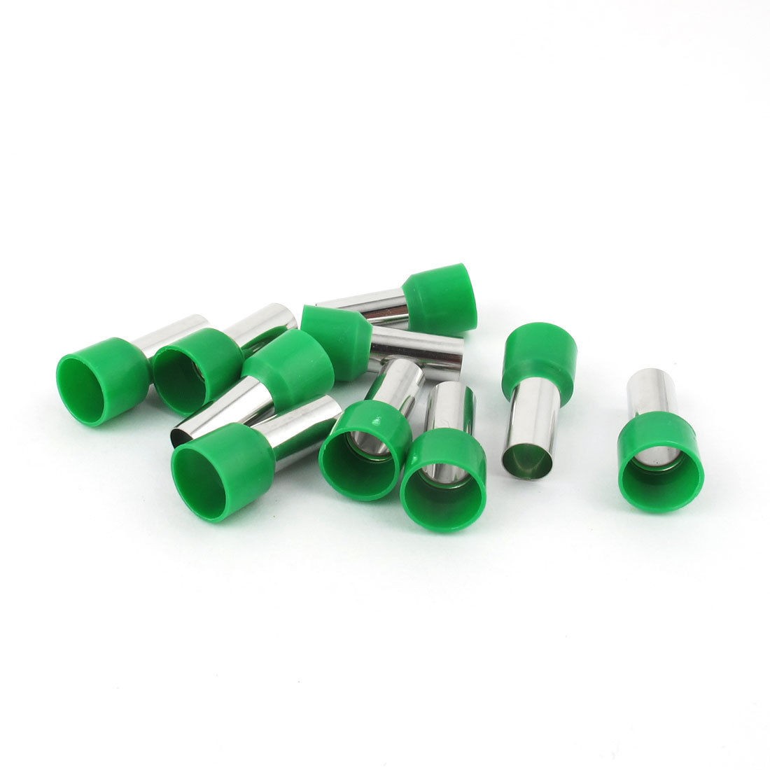 10 Pcs Cord End Terminal Wire Pre Insulated Ferrule Tube Green E16 12 6AWG 16MM2