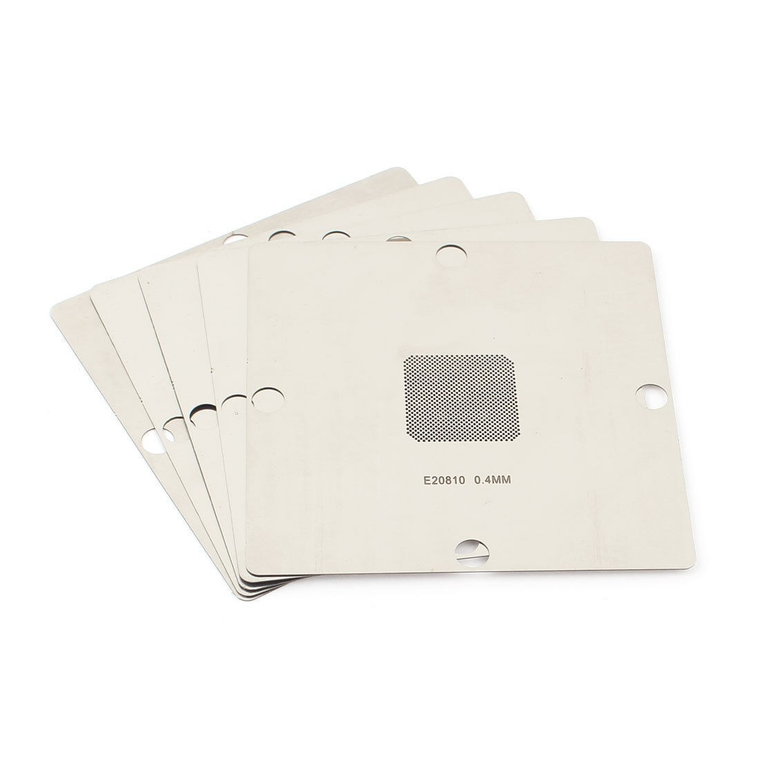 5pcs 80x80mm Rework BGA Reball Reballing Universal Stencil Template for E20810