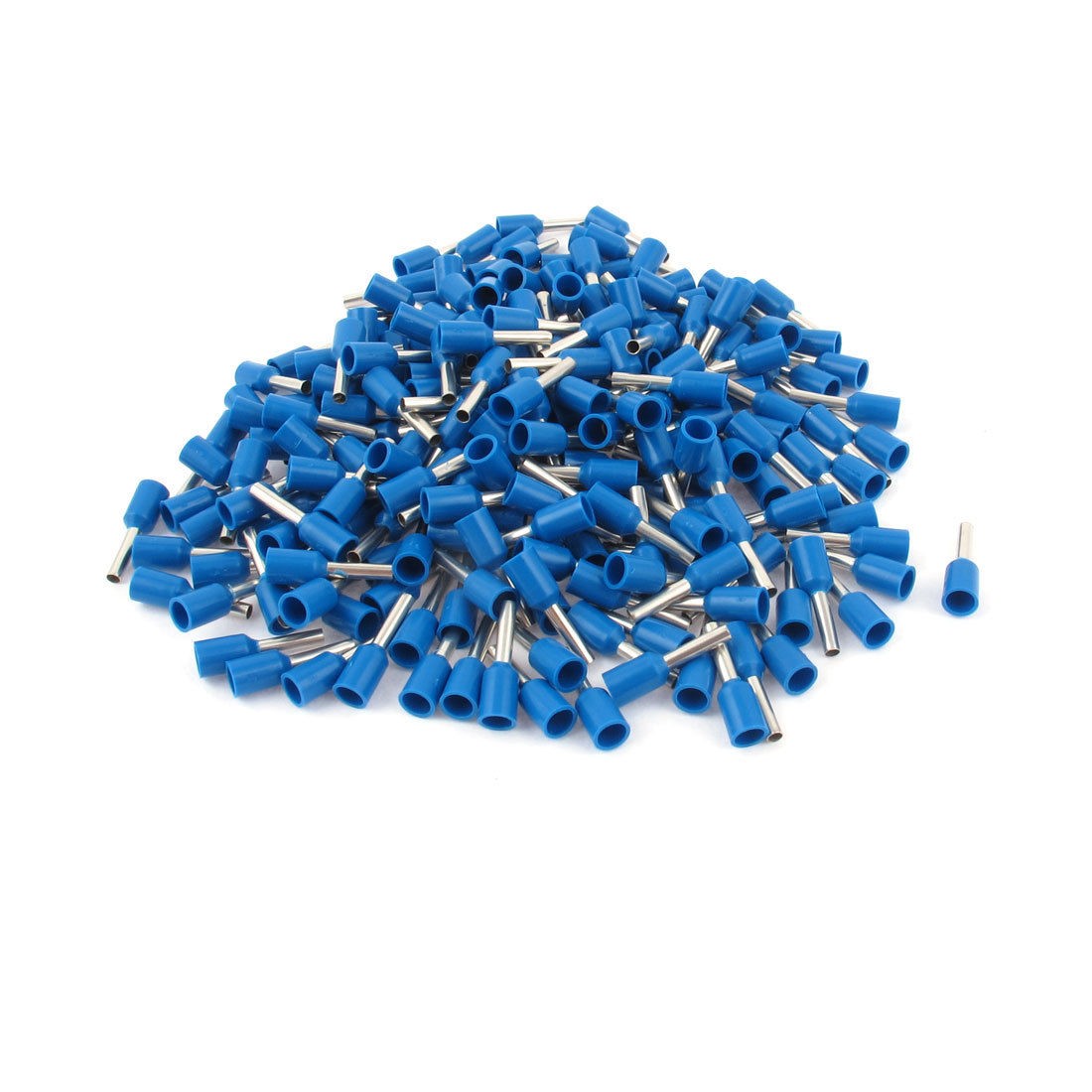 200 Pcs E1508 16AWG Insulated Ferrule Pin Cord End Terminal Connector Blue