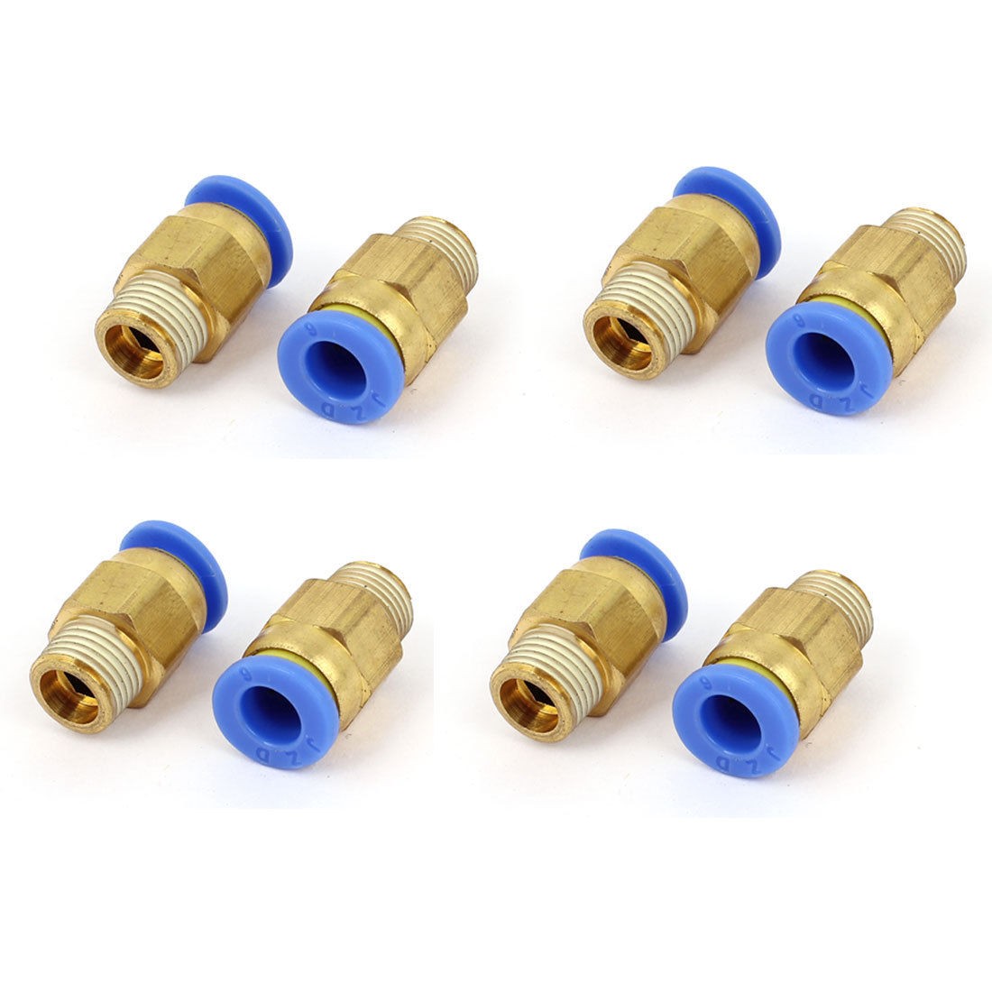 6mm Tube 1 8"BSP Male Thread Quick Connector Pneumatic Air Fittings 8 Pcs