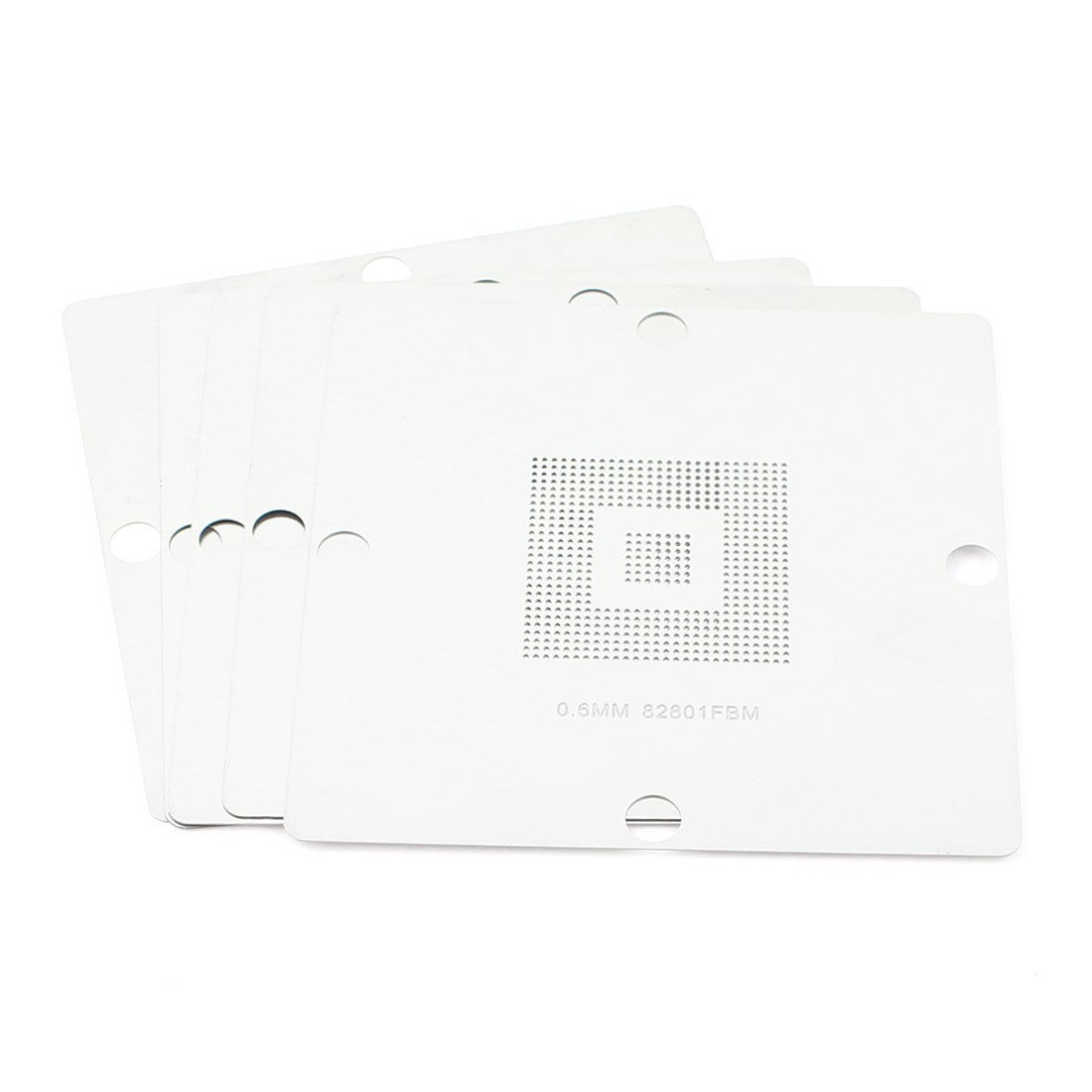 5pcs 80x80mm Rework BGA Reball Reballing Universal Stencil Template for 82801FBM