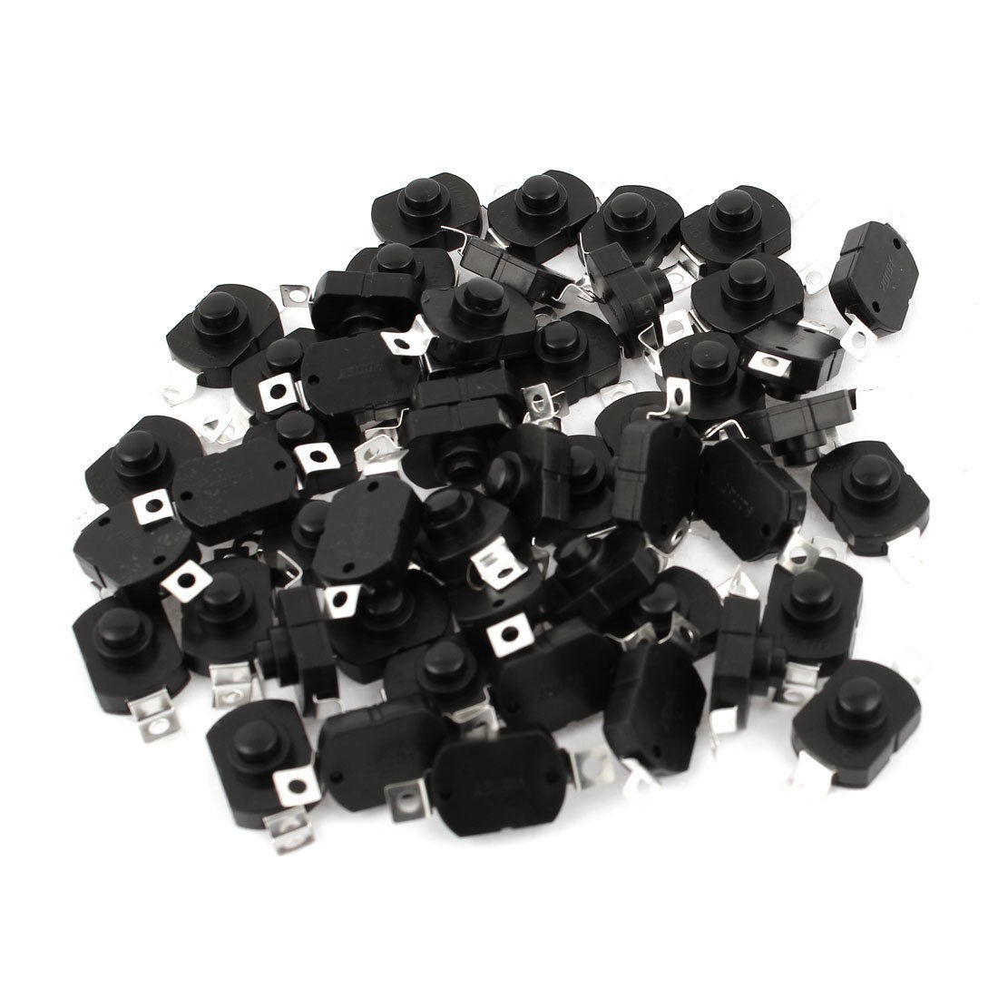 50 Pcs 2 Pin Self Locking Push Button Tactile Tact Switches 17x12x10mm