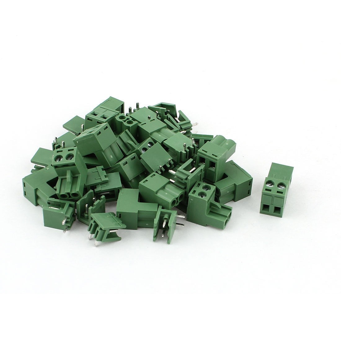 20 Pair 2 Pins 5 08mm Pitch Male Female PCB Screw Terminal Block Connectors