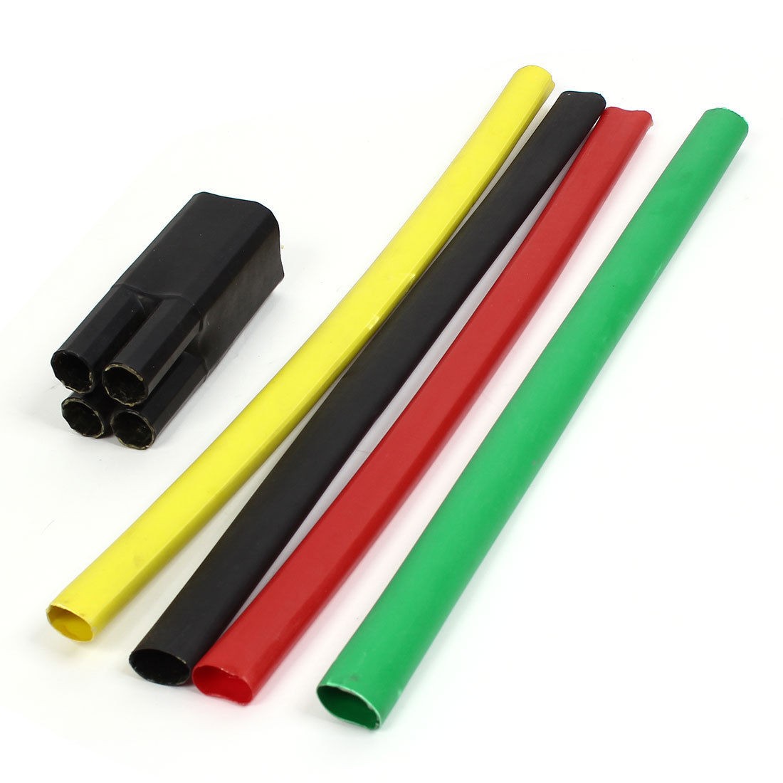 4pcs 1KV 70 120MM2 Heat Shrink Tubing Wrap w 4 Cores Terminal Breakout Boot