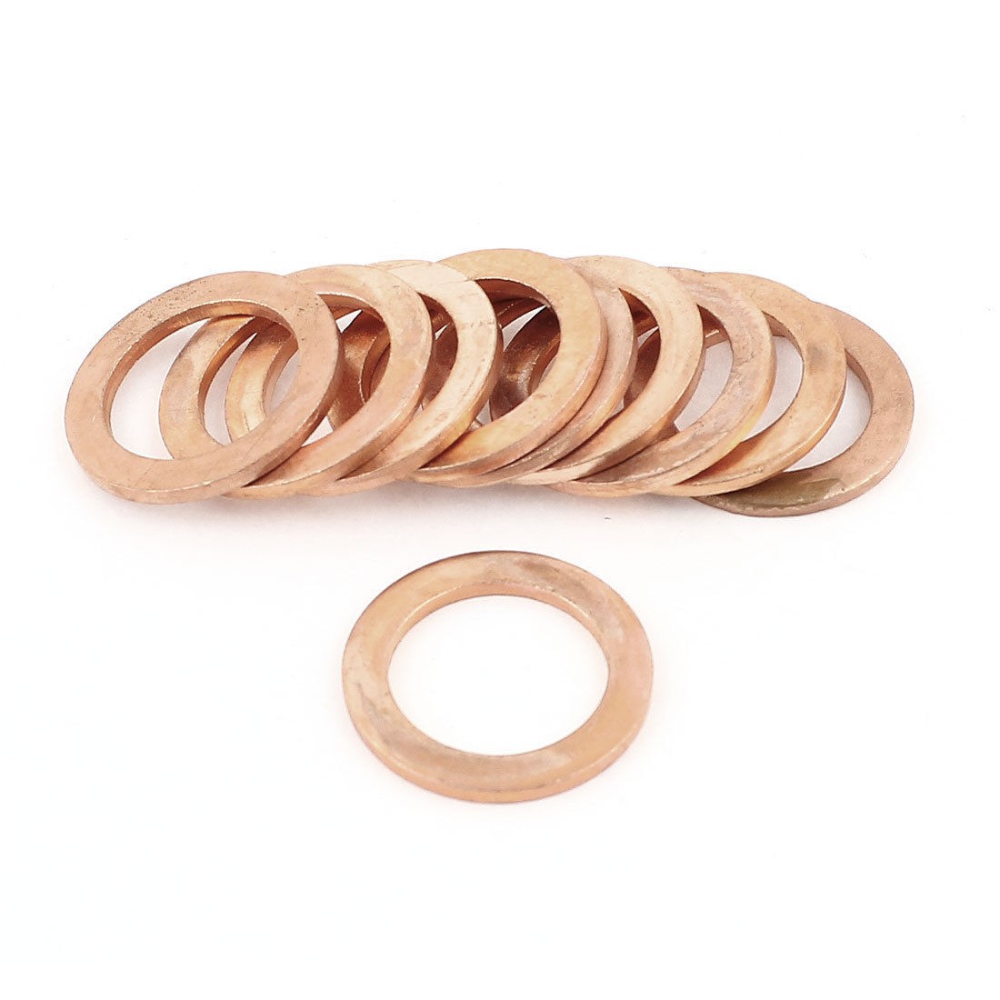 10Pcs 18mmx26mmx2mm Copper Washer Flat Seal Ring Gasket Replacement