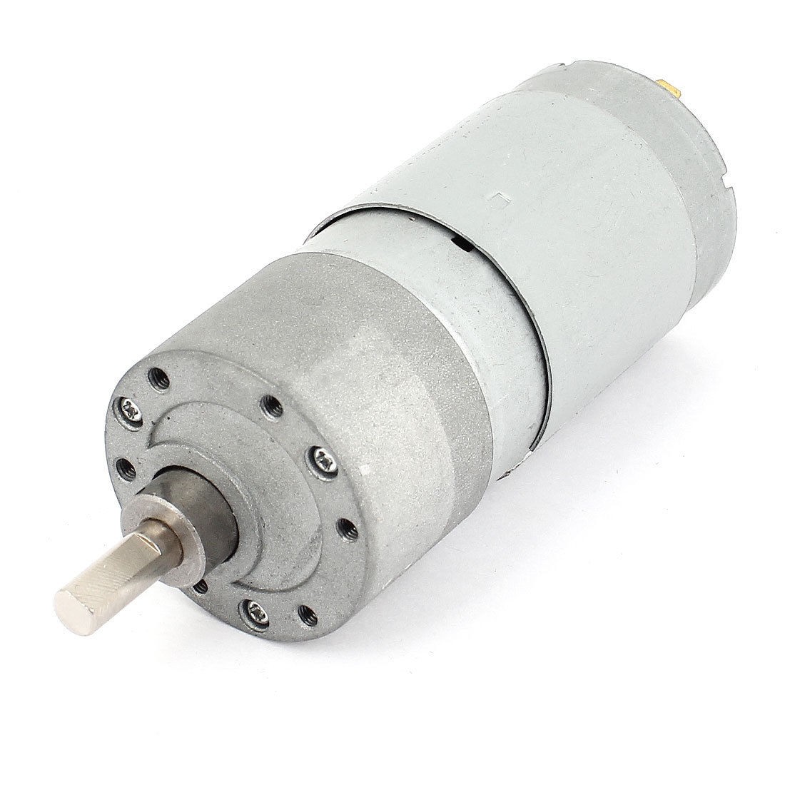 DC 12V 200RPM High Speed 2 Pin Connect 6mm Dia Shaft Micro DC Geared Motor