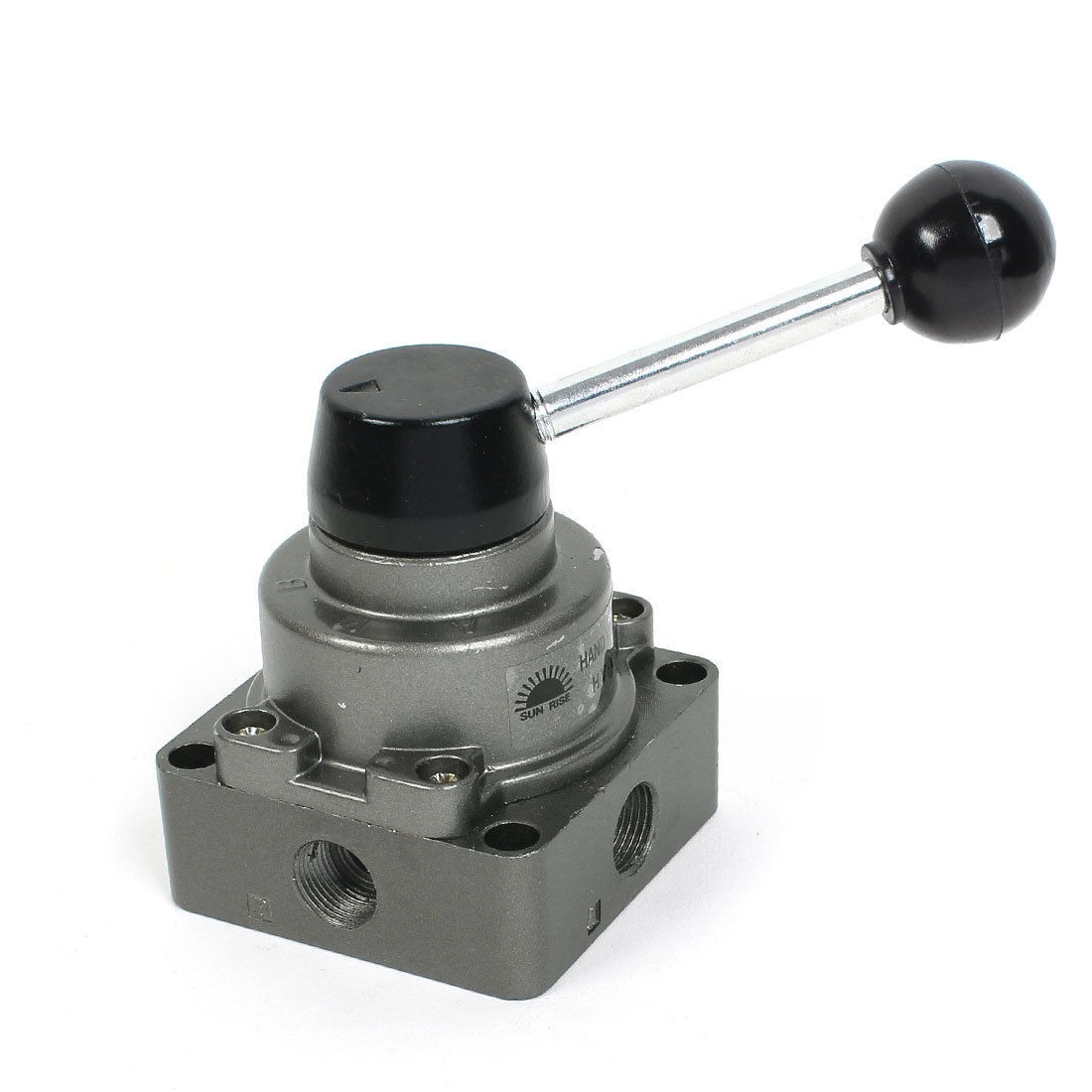 HV 03 3 8BSP 3 Positions 4 Ways Air Flow Control Hand Rotary Lever Valve