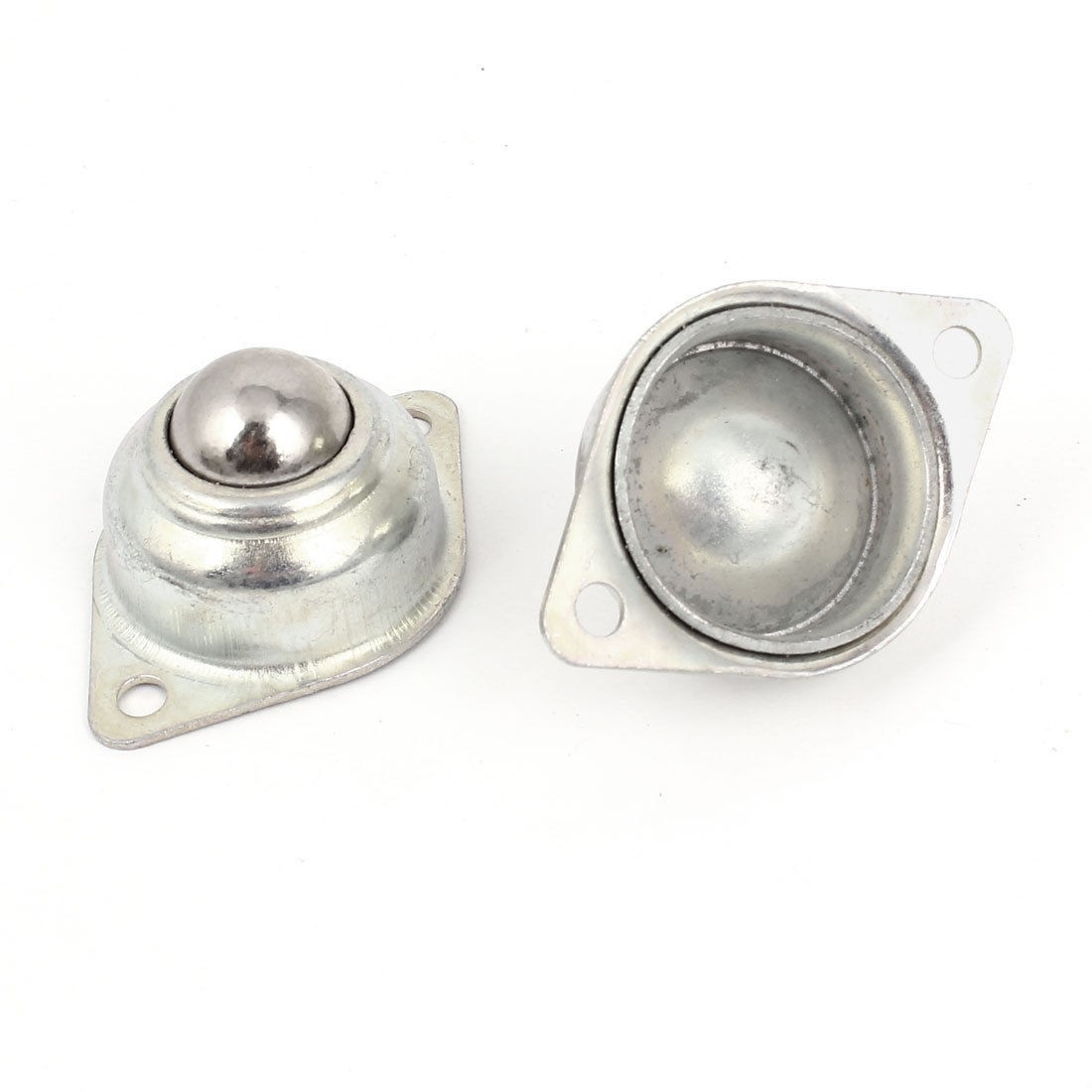 2 Pcs Computer Chair Eye Shape Metal Ball Transfer Unit Mounting Bearings