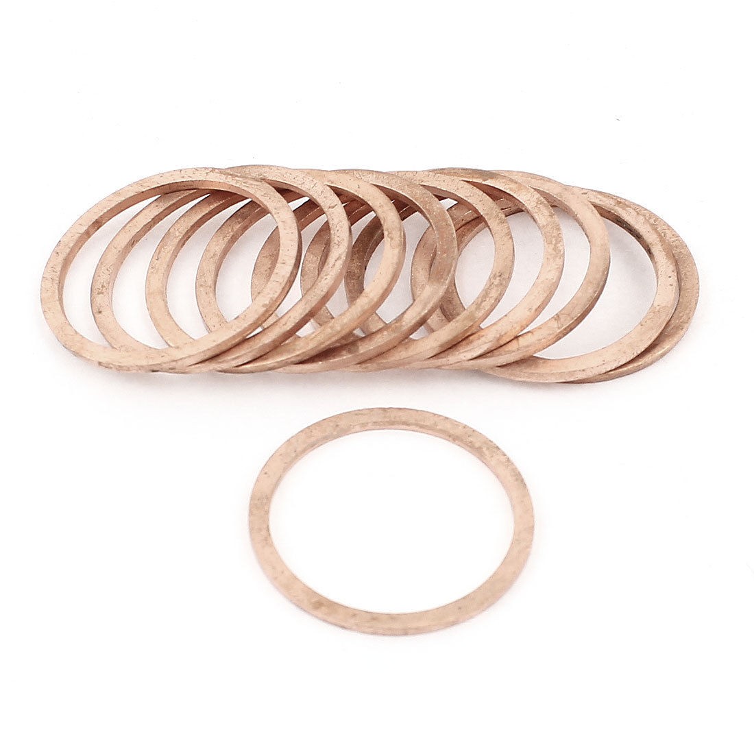 10pcs 27mmx32mmx1 5mm Copper Washer Sealing Ring Gasket Replacement
