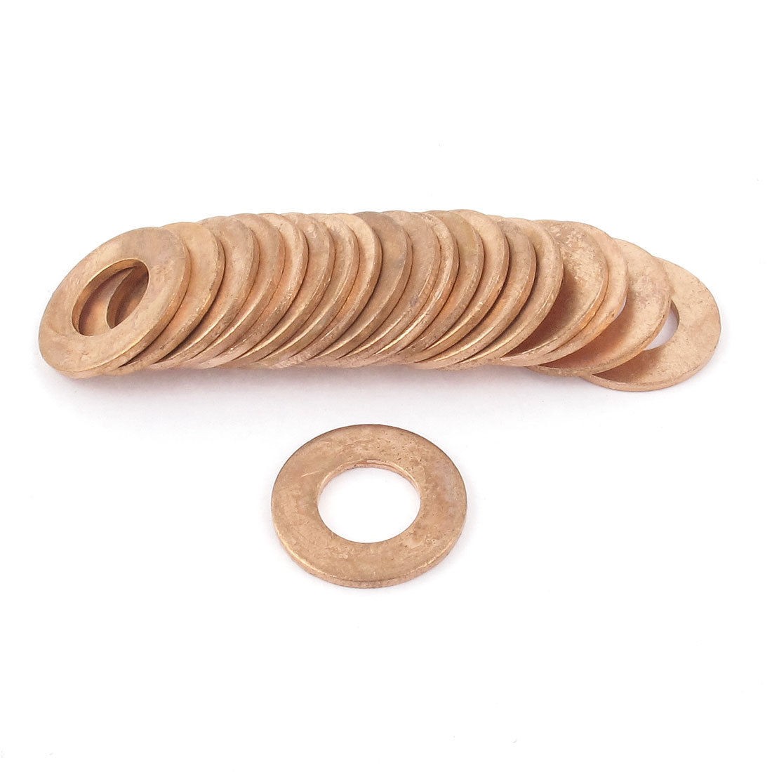 20pcs 10x20x1 5mm Copper Flat Washer Gasket Spacer Seal Fitting Fasteners