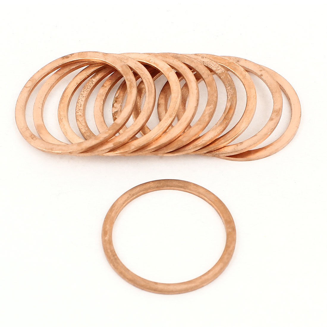 10pcs 30mm x 36mm x 1 5mm Copper Flat Washer Gasket Seal Fastener for Industry
