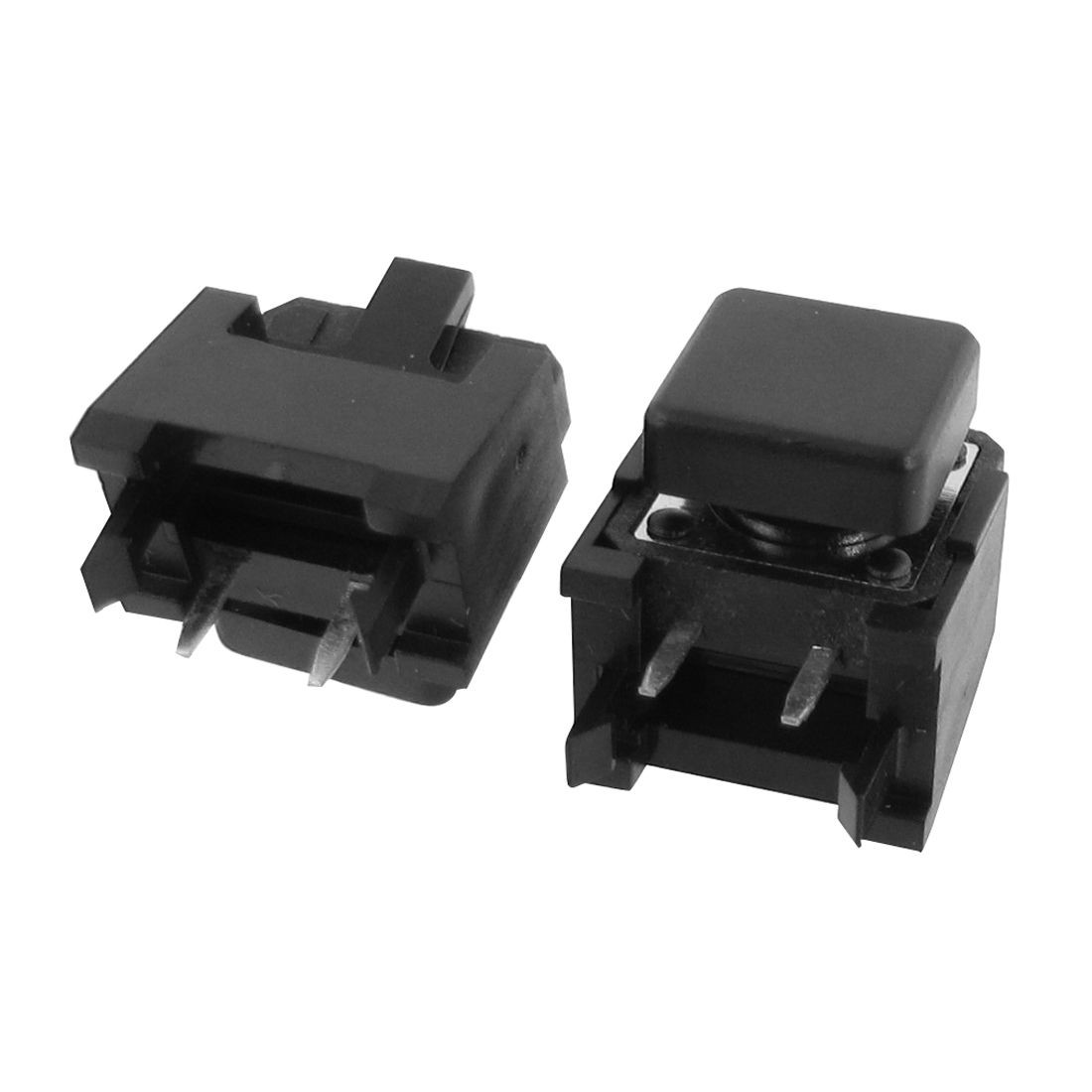 10x Momentary Tact Tactile Push Button Switch Right Angle 12 x 12mm x 8mm w Cap