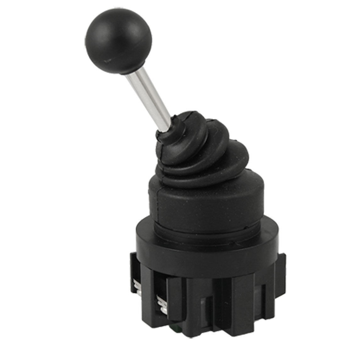 AC 600V Black 2 Directions Self-locking Type Monolever Switch