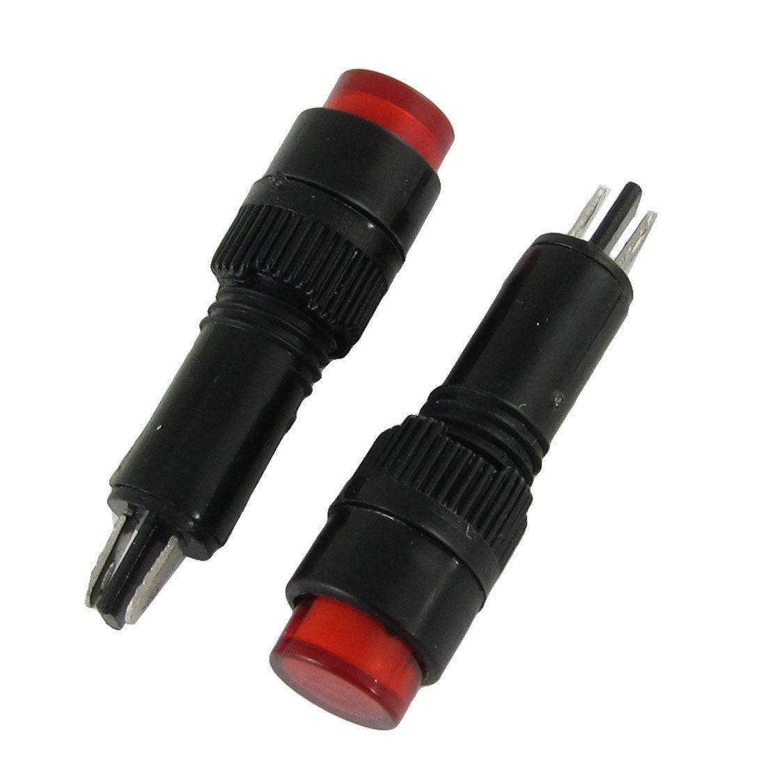 DC 12V 8mm Neon Pilot Light Indicator Lamp Red (Bag of 10)