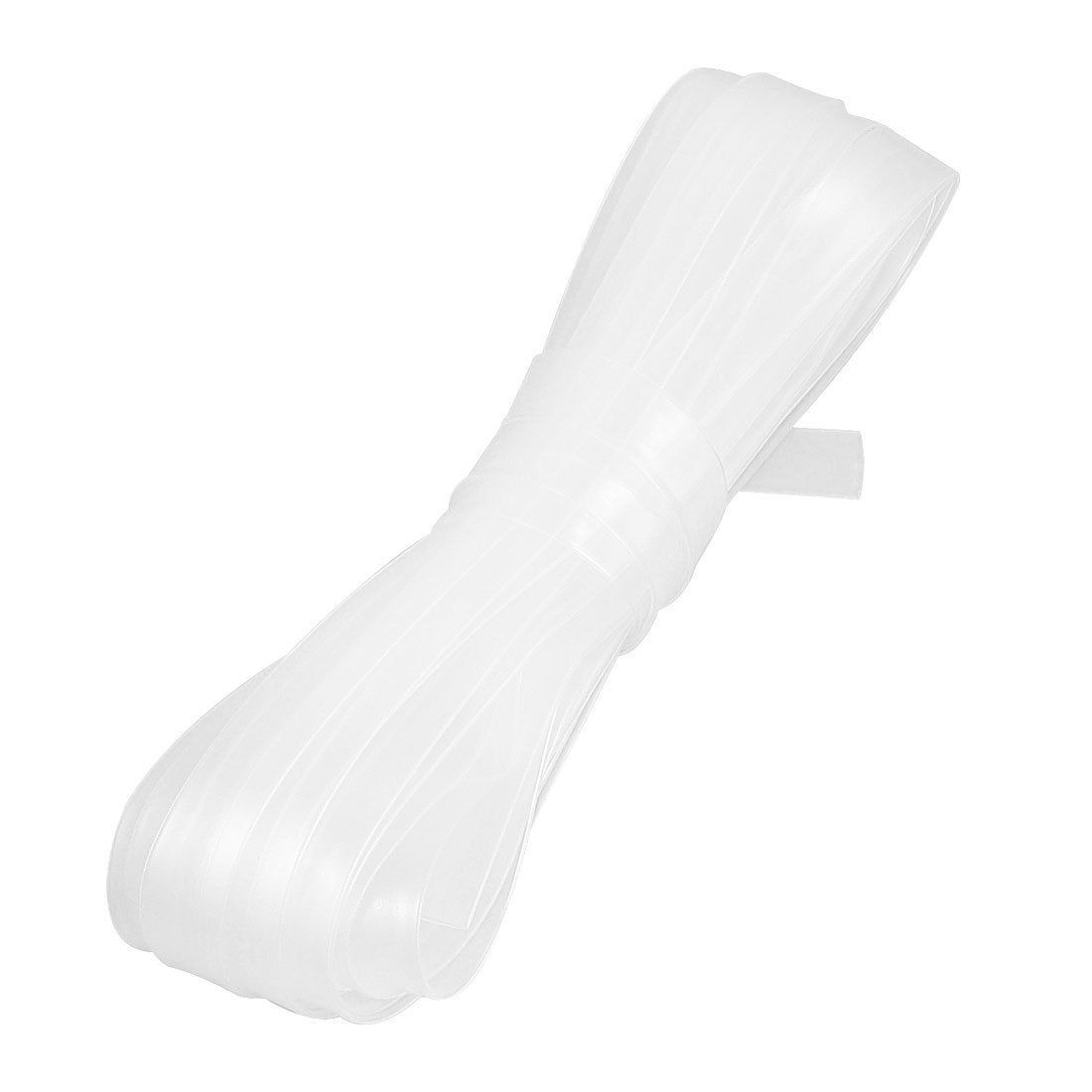 9mm Diameter Clear Polyolefin Heat Shrinking Tube 8M 26.2Ft