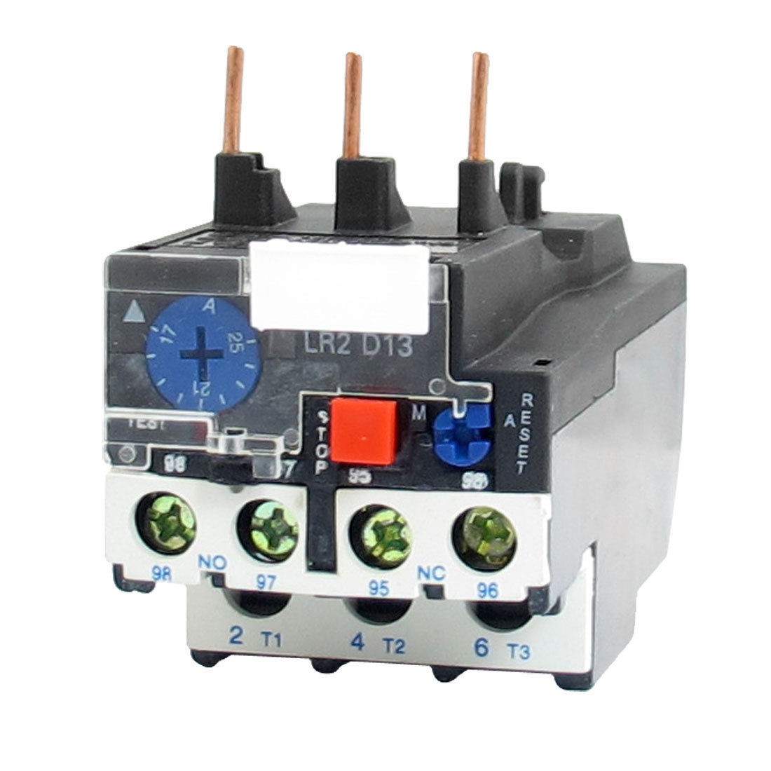 AC 660V 17A 25A 17-25A 3 Pole Thermal Overload Relay NO NC LR2-13