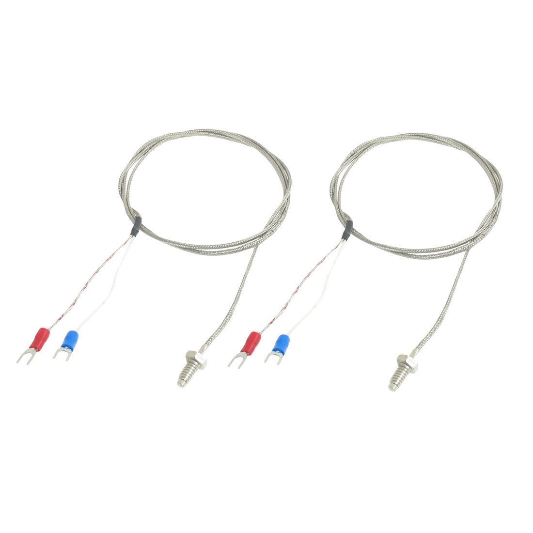 2 x K Type 0-400 Degree Celsius Thermocouple Sensors 0.8M 2.6Ft