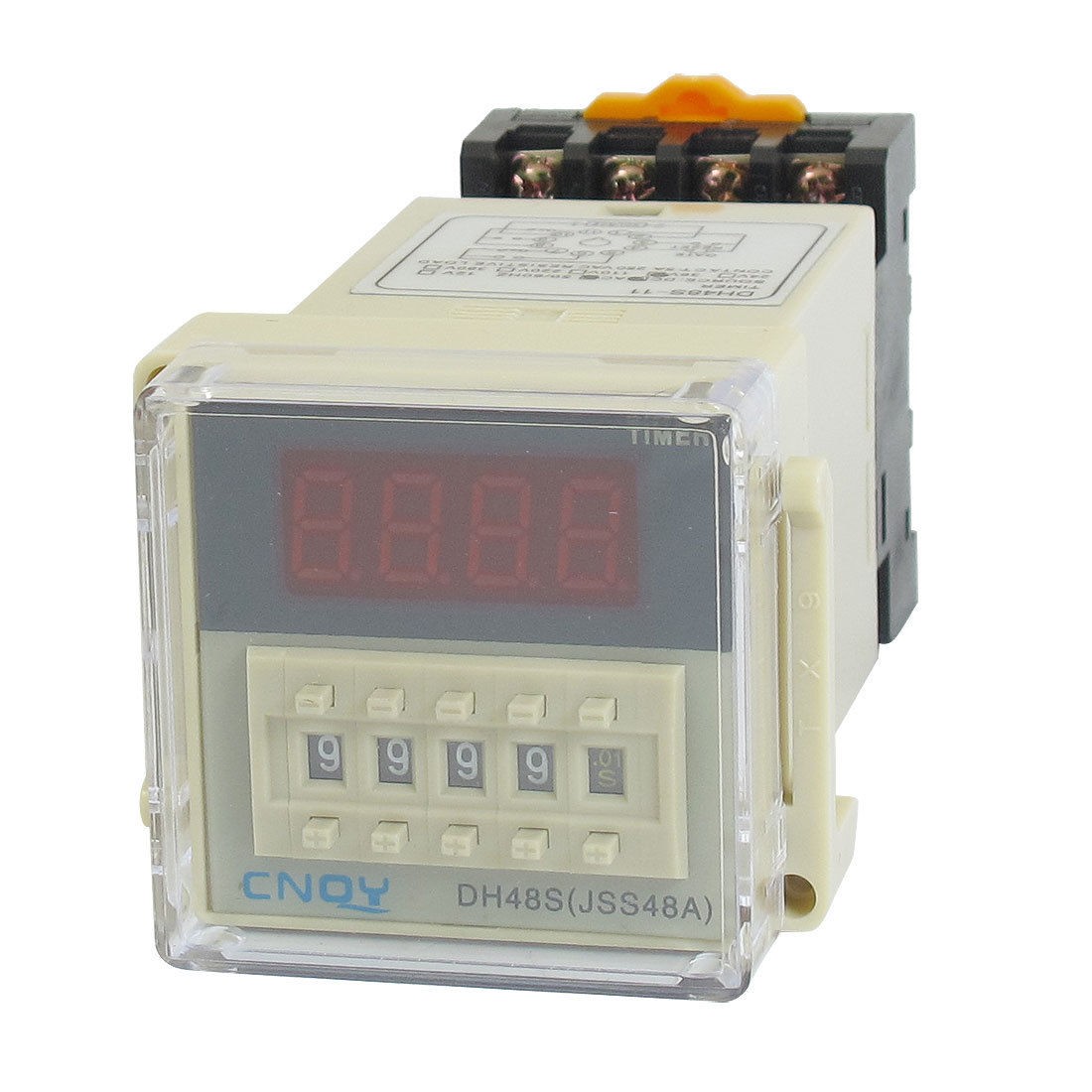 DH48S-11 Power on Time Delay Relay 11-Pin DPDT 0.01S-99H99M AC/DC36V w Socket