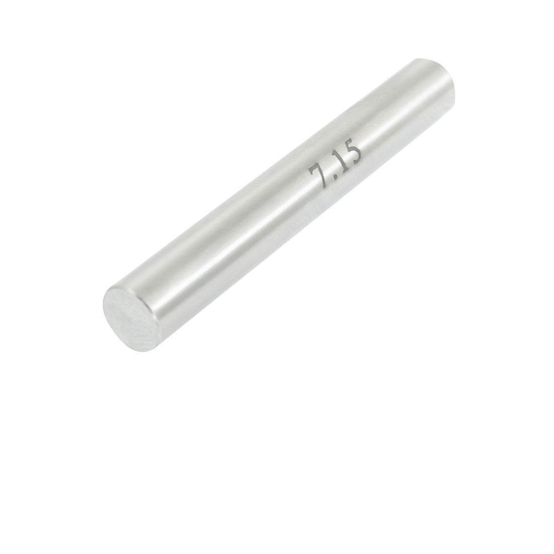 Hole Measuring 7.15mm x 50mm Pin Gage Gauge w Plastic Cylindrical Box