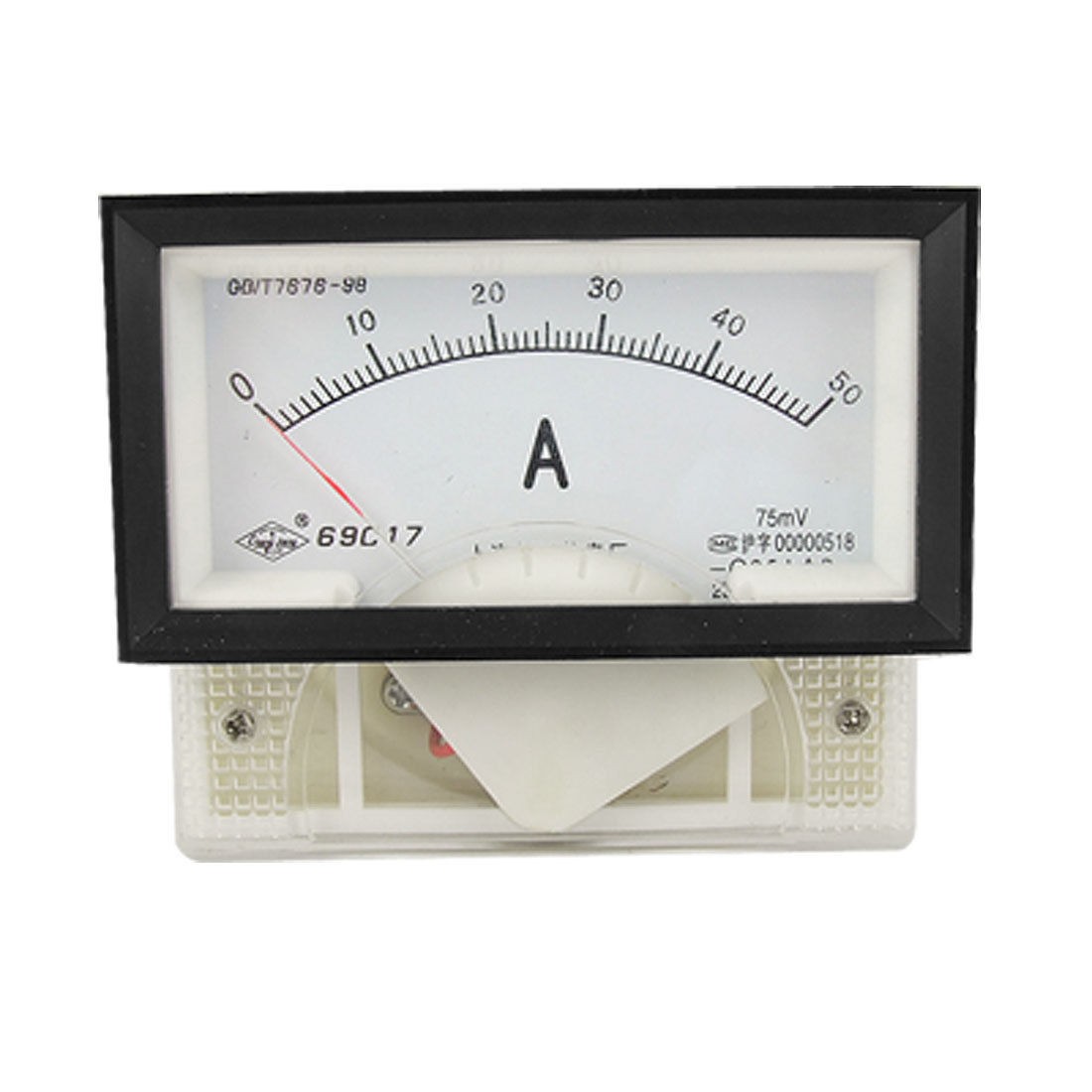 69C17 DC 0-50A 2.5 Class Analogue Ammeter Current Meter