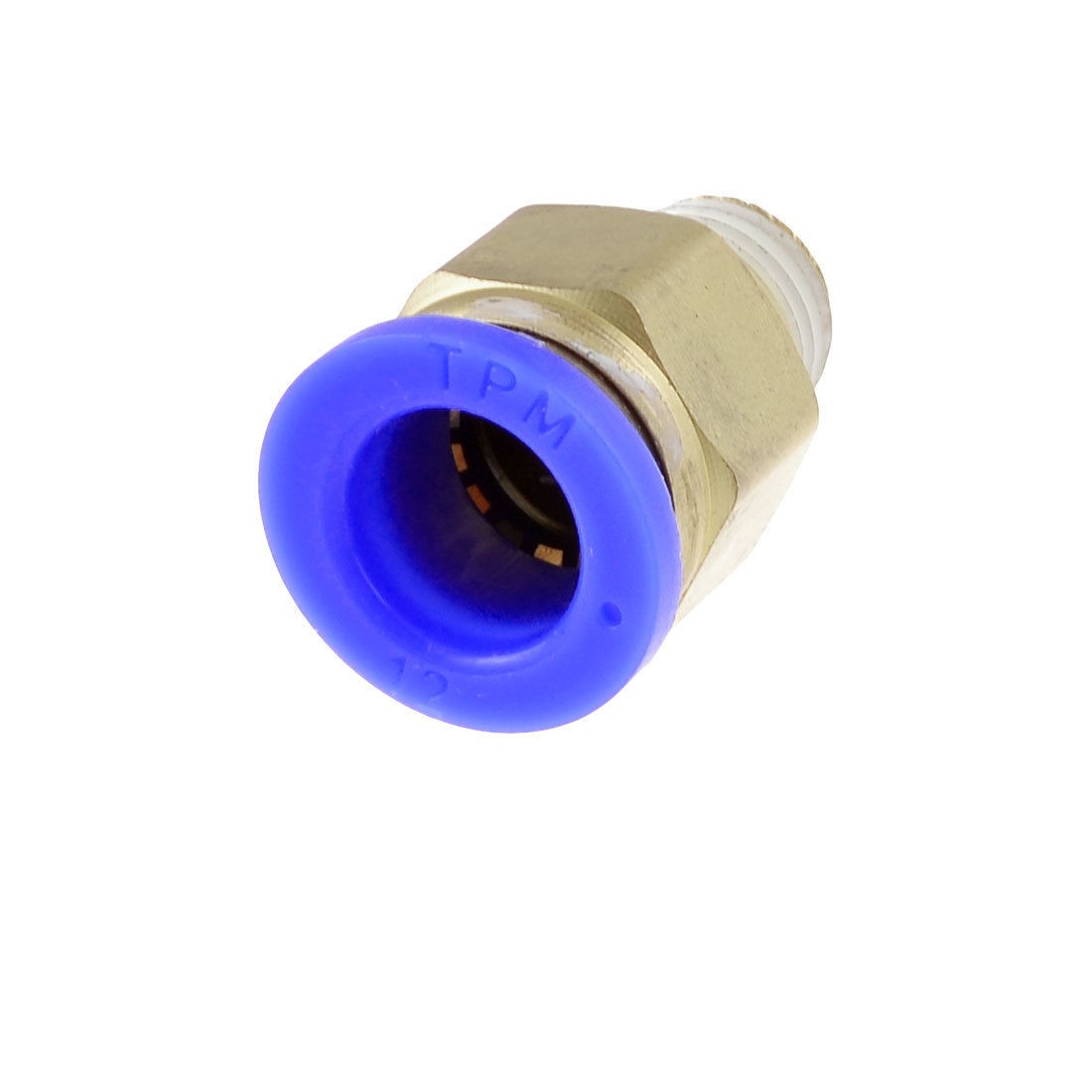 1 4" PT Male Thread to 12mm Tube Push in Connect Straight Quick Fittings