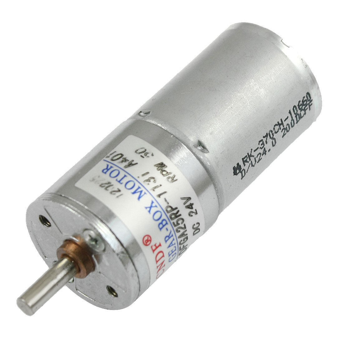 2.21kg.cm Torque 25mm Dia Magnetic Gear Motor 50 RPM 45mA 24V DC