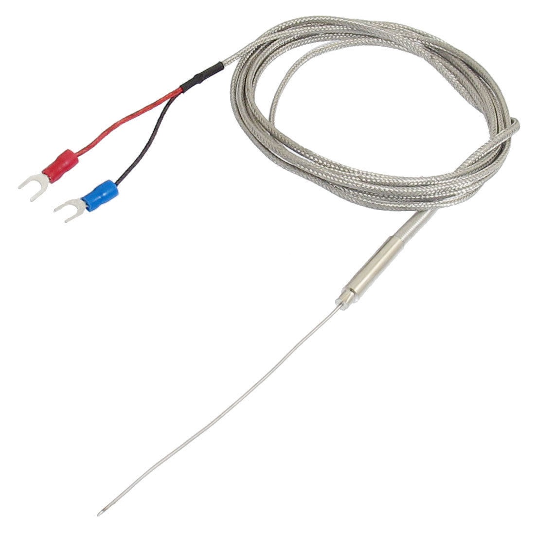 2M Wire Temprature Sensor Thermocouple Probe K Type 105mm x 1mm