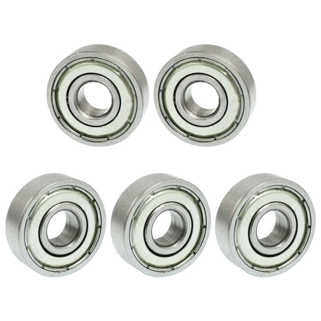 5 Pcs Skateboard Deep Groove Radial Ball Bearings 629ZZ 26x9x8mm