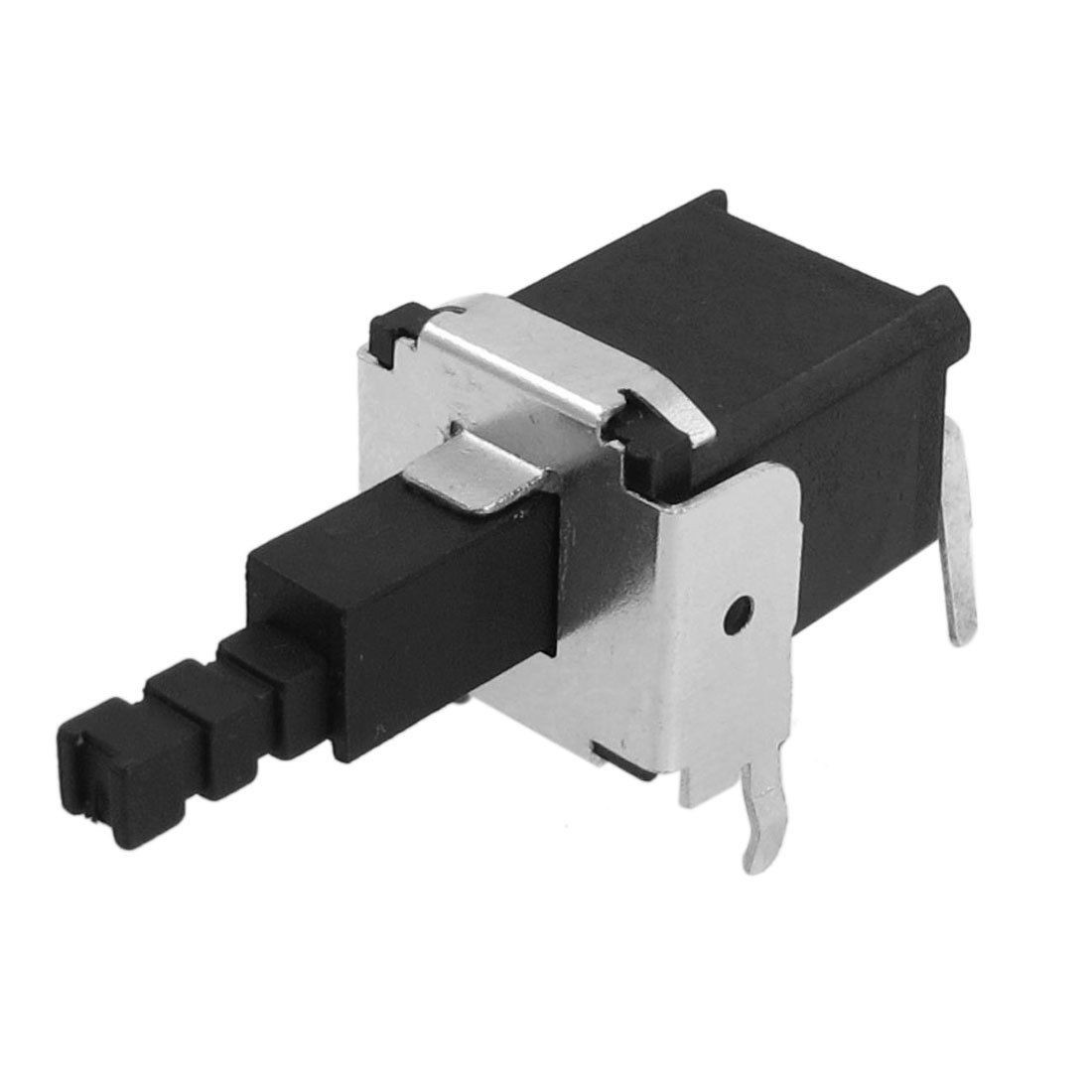 17x12x11mm 2-pin DIP Through Hole Self-locking Push Button Tactile Tact Switch