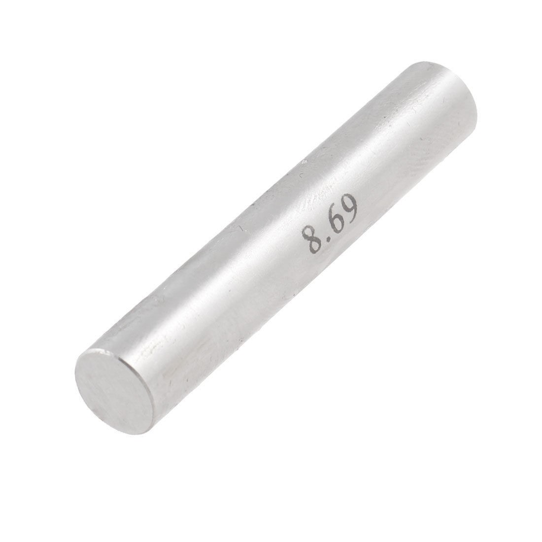 Hole Measuring 8.69mm x 50mm Pin Gage Gauge w Plastic Cylindrical Box