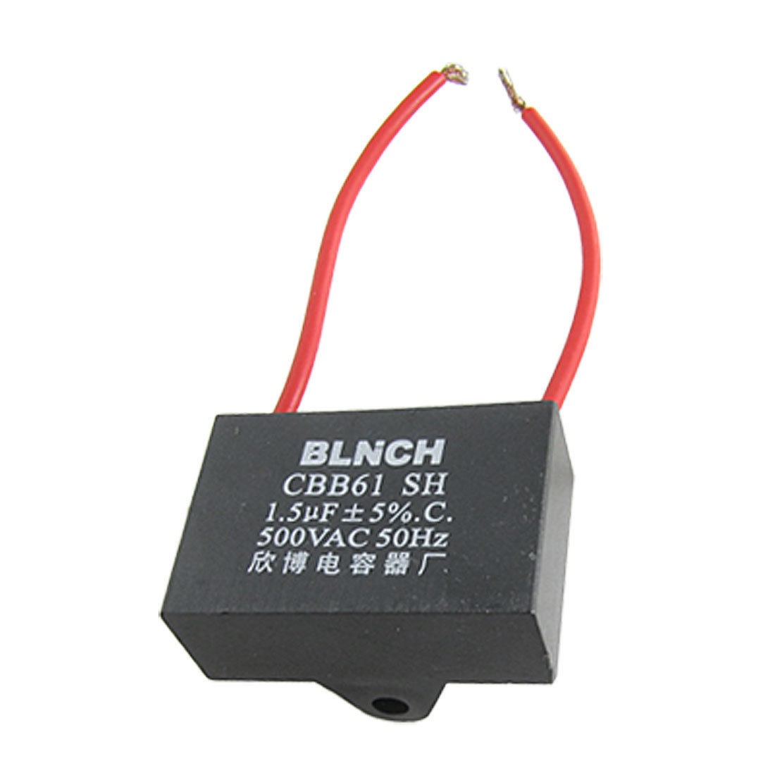 CBB61 1.5uF AC 500V Rectangular Capacitor for Motor Running