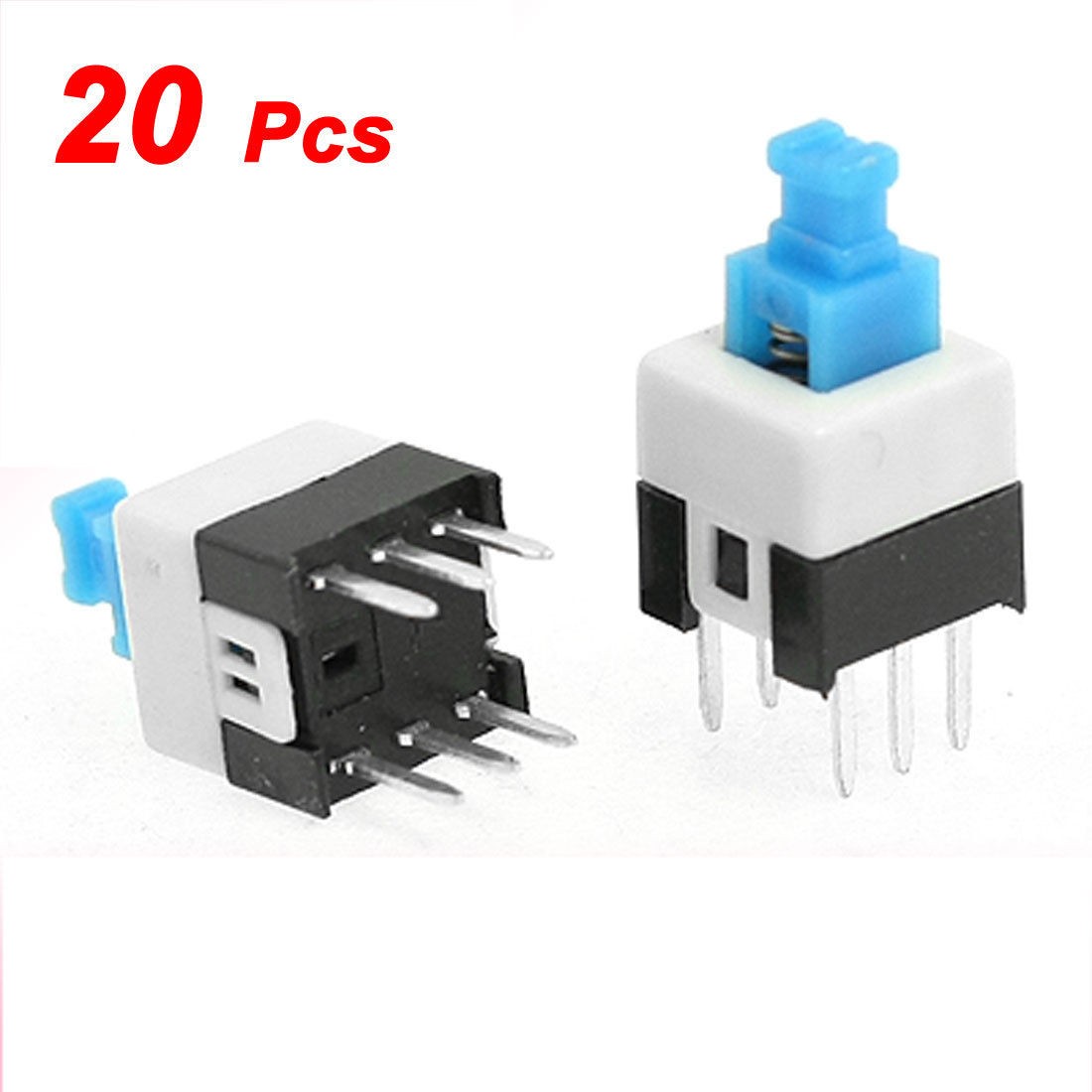 20x Momentary Action Square Flashlight Mini Push Button Switch 7mm x 7mm