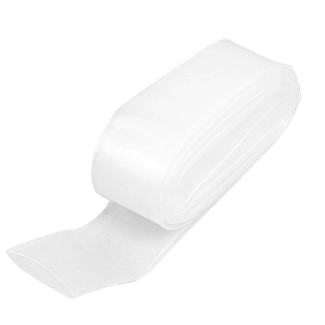 28mm Diameter Clear Polyolefin Heat Shrinking Tube 2M 6.6Ft