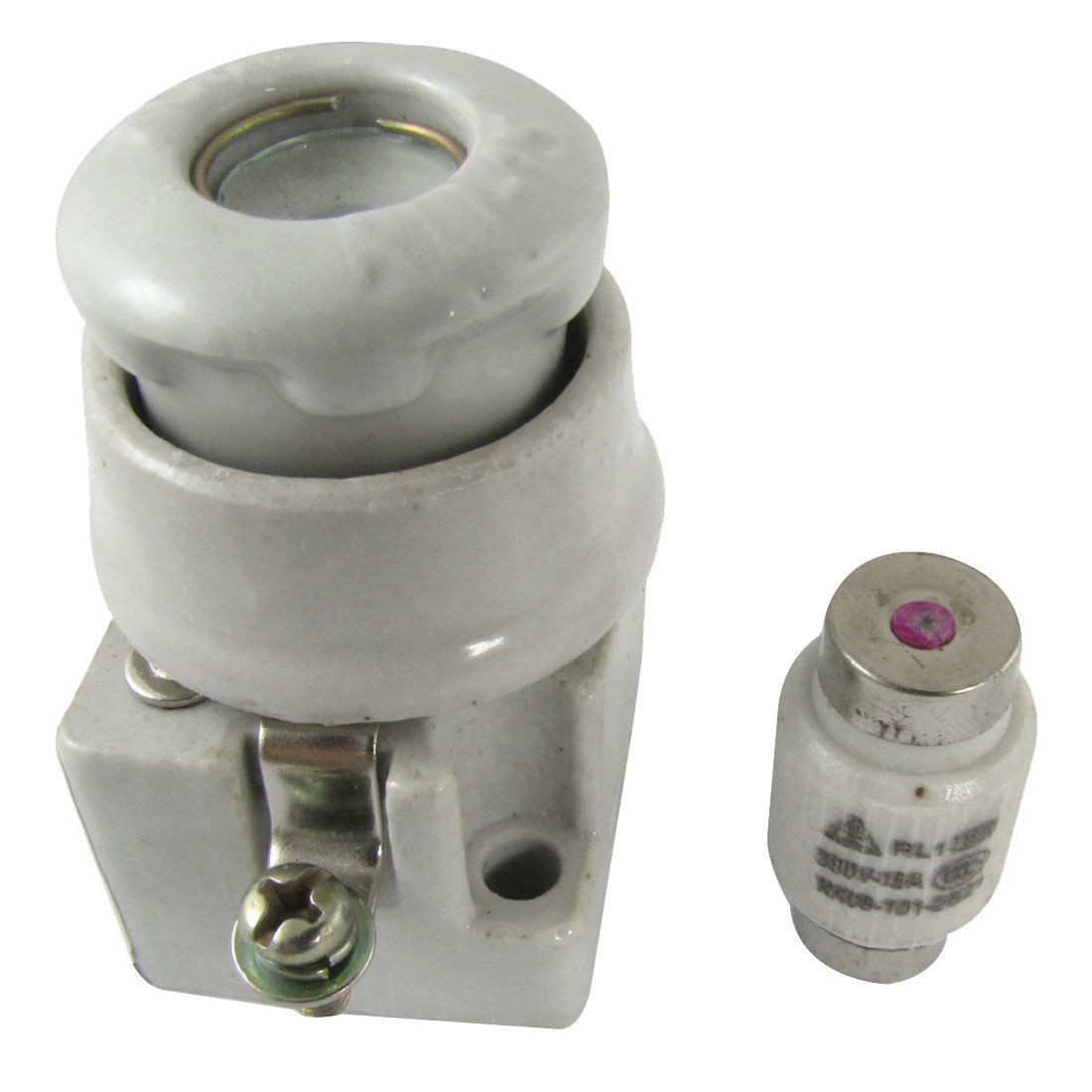 RL1-15 AC 380V Ceramic Spiral Fuse Base Holder with 15A Fuse Link