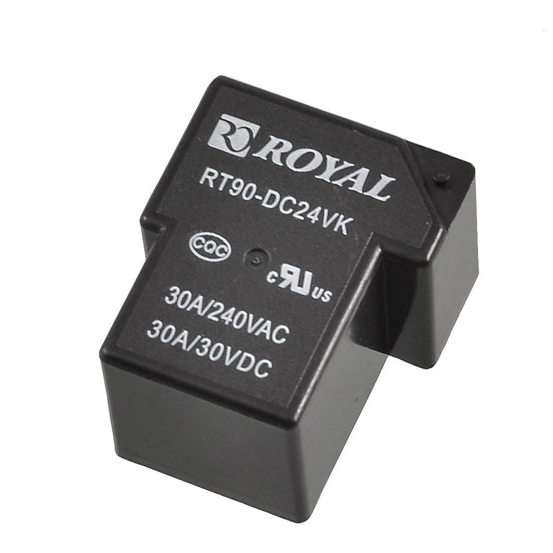 Black Plastic Shell 24V DC Power Relay RT90-DC24VK Model