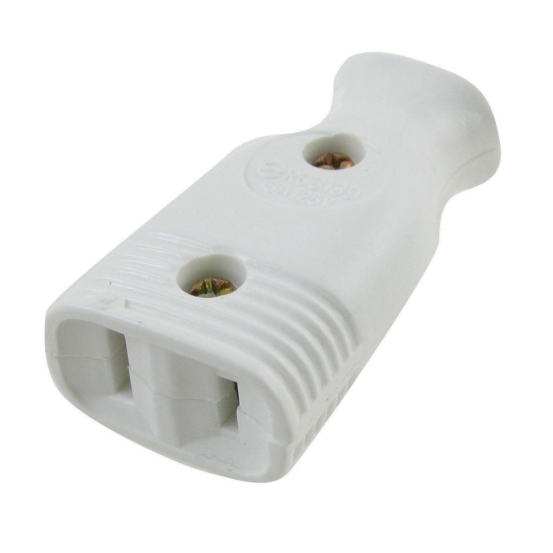 LK4615 White Plastic Housing AC 125V 15A 2 Pin Socket