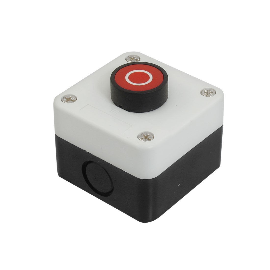 Momentary Red Sign N/C Normal Close Push Button Switch Station AC 600V 10A