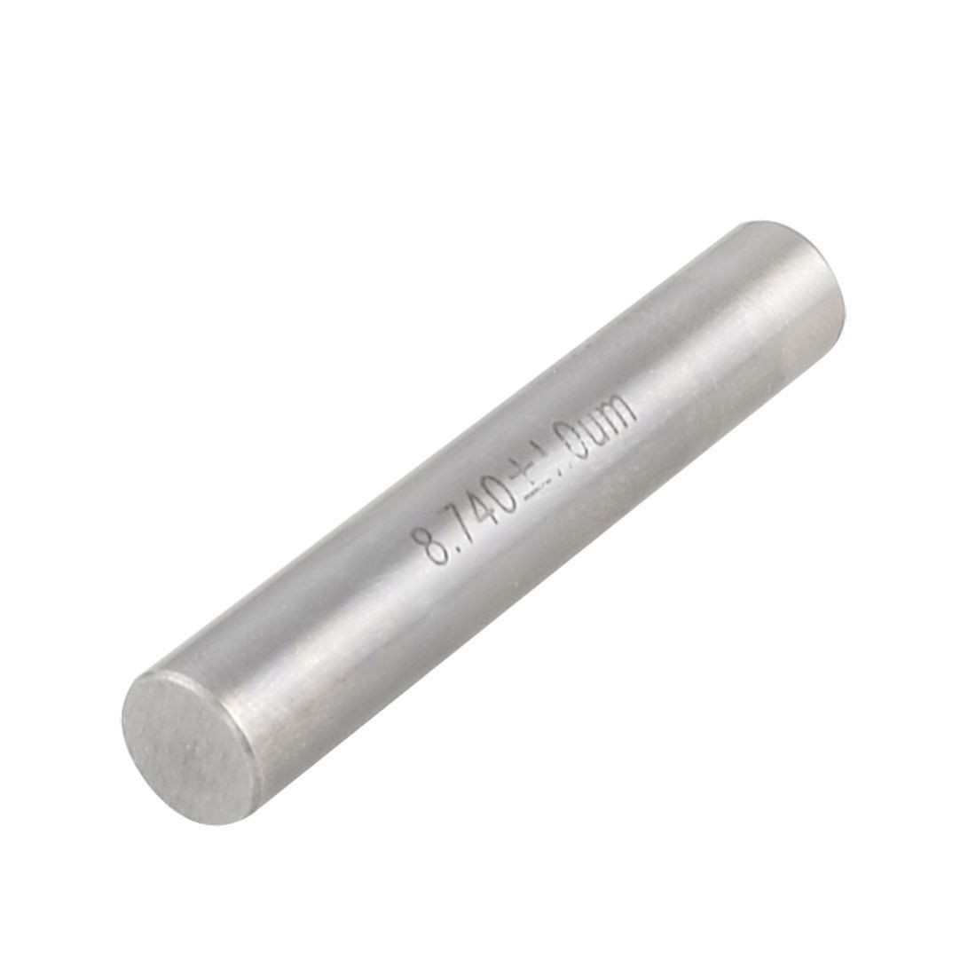 Industry Tungsten Carbide 8.74mm x 50mm Plug Pin Gage Gauge w Holder