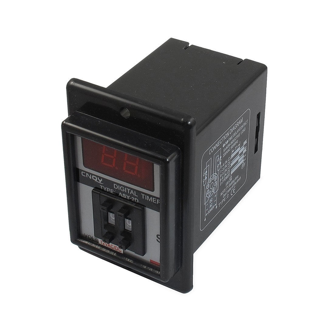 AC/DC 12V 1-99 Second Digital Timer Time Delay Relay 8 Pin ASY-2D