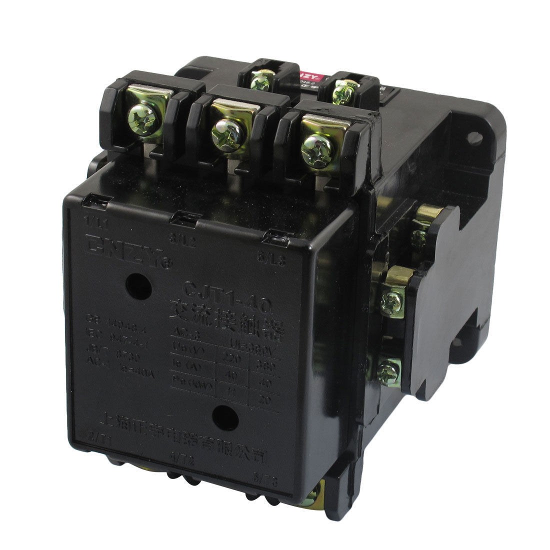 CJT1-40 Motor Control 40A 24V 50Hz Coil 3 Pole 2NO 2NC AC Contactor