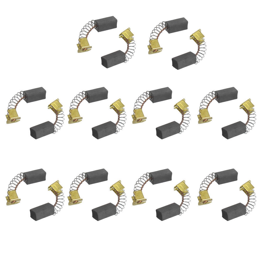 20 Pcs 33/64" x 4/15" x 15/64" High-speed Angle Grinder Motor Carbon Brushes