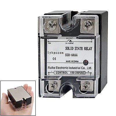 AC to AC 60A Temperature Control SSR Solid State Relay