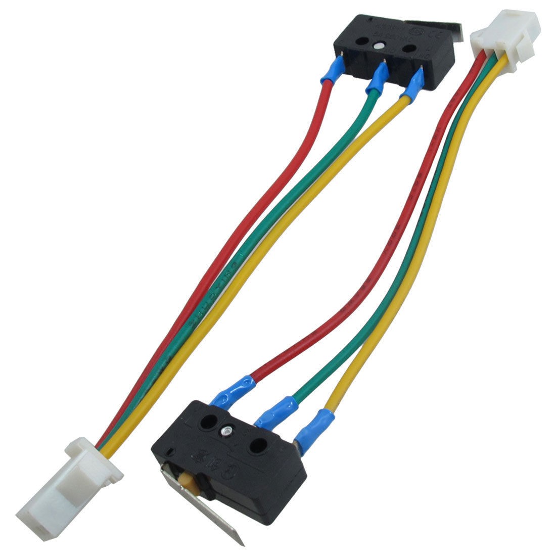 2 Pcs 3 Pin Female JST SM Plug Short Hingle Lever Momentary Micro Switch