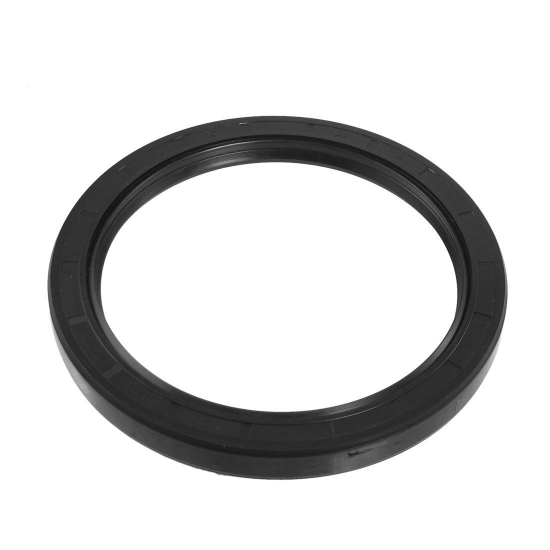 Black Nitrile Rubber Dual Lips Oil Shaft Seal TC 100mm x 125mm x 12mm