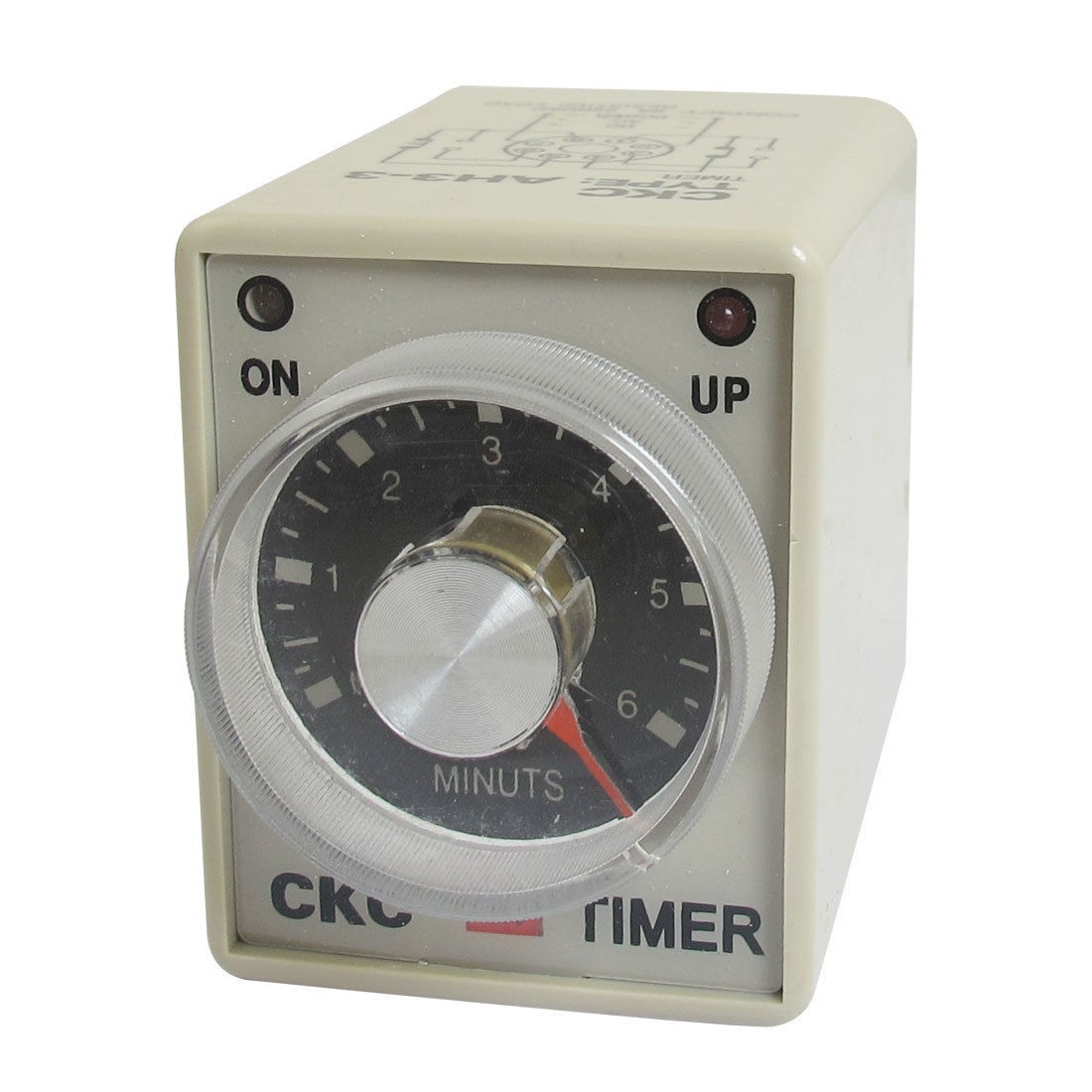 110V AC 6Min 0-6m DPDT 8 Pin 8P Terminals Delay Timer Time Relay AH3-3