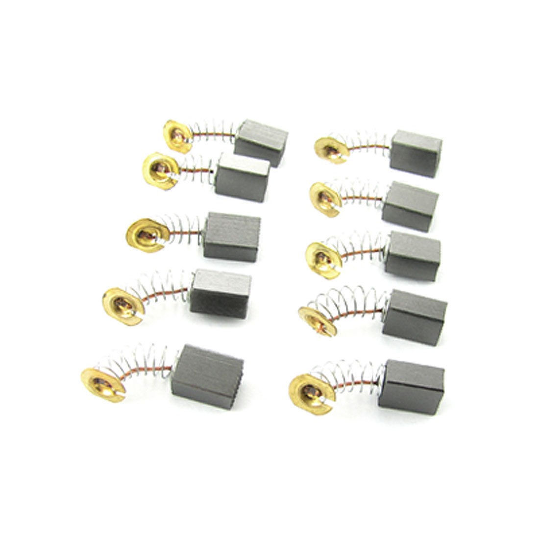 10 Pcs 15/32" x 11/32" x 15/64" Motor Carbon Brushes