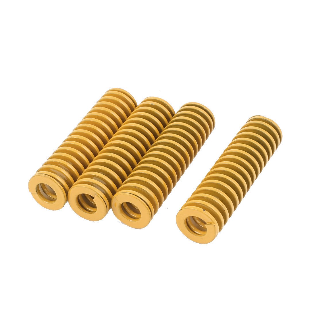 20mmx10mmx70mm US Standard Yellow Chromium Alloy Compression Spring 4pcs