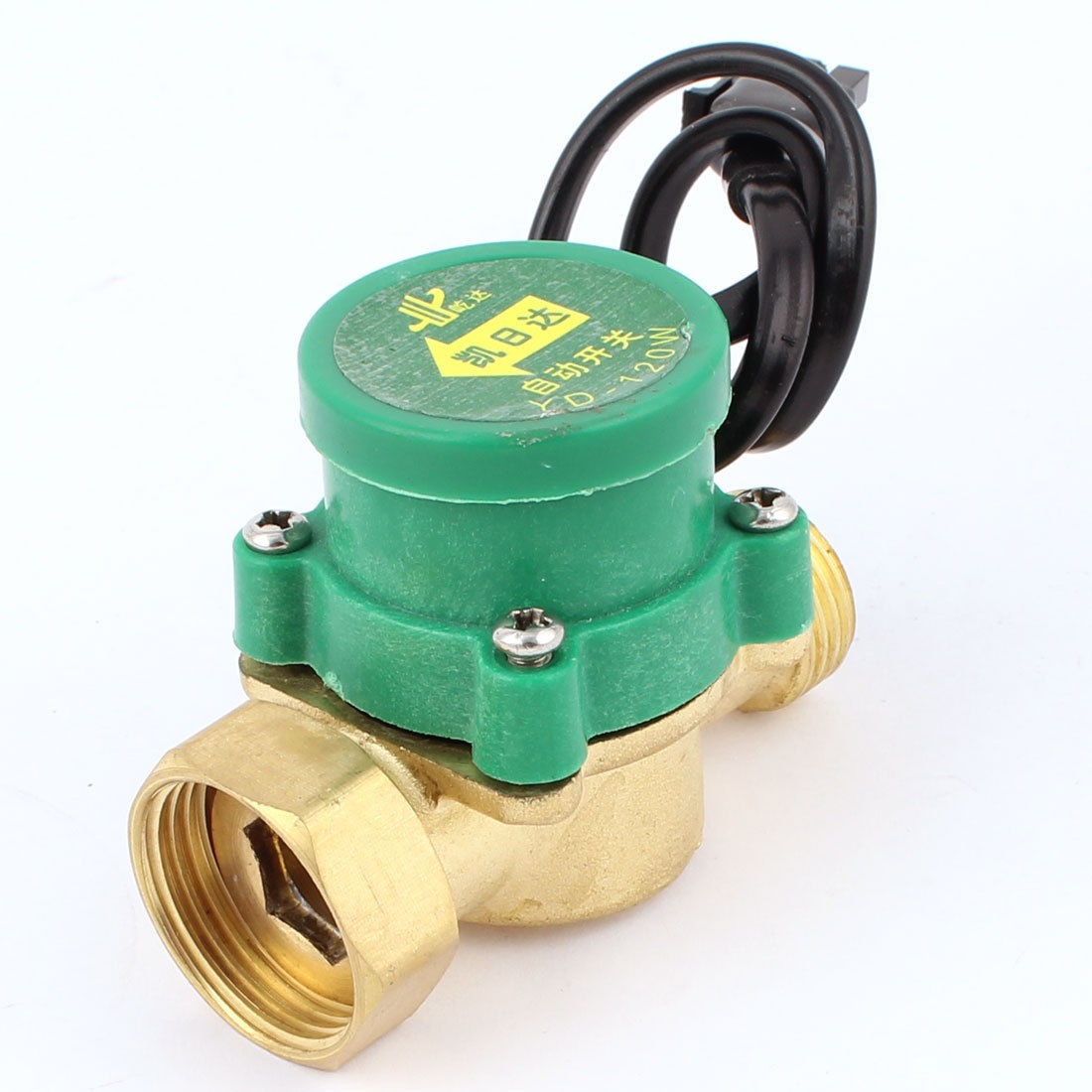 120W 1 2BSP Male to 3 4BSP Female Water Fluid Flow Sensor Switch 0 6MPA 5L MIN