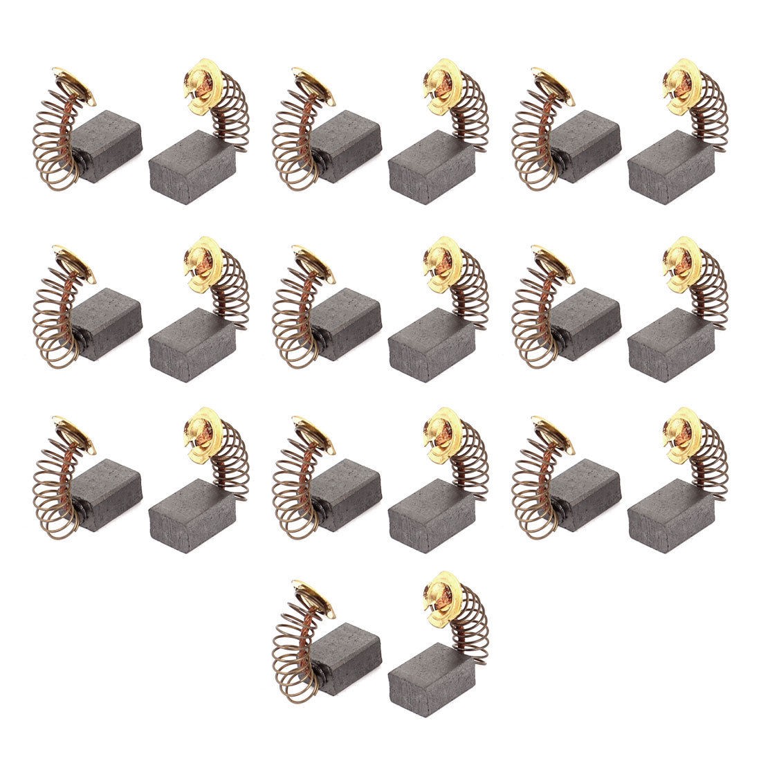 20pcs Gray Power Tool Replacement Motor Carbon Brushes 12mmx9mmx6mm